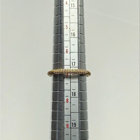 Dean Davidson Signature 22K Gold-Plated & White Topaz Ring - Picture 5 of 10